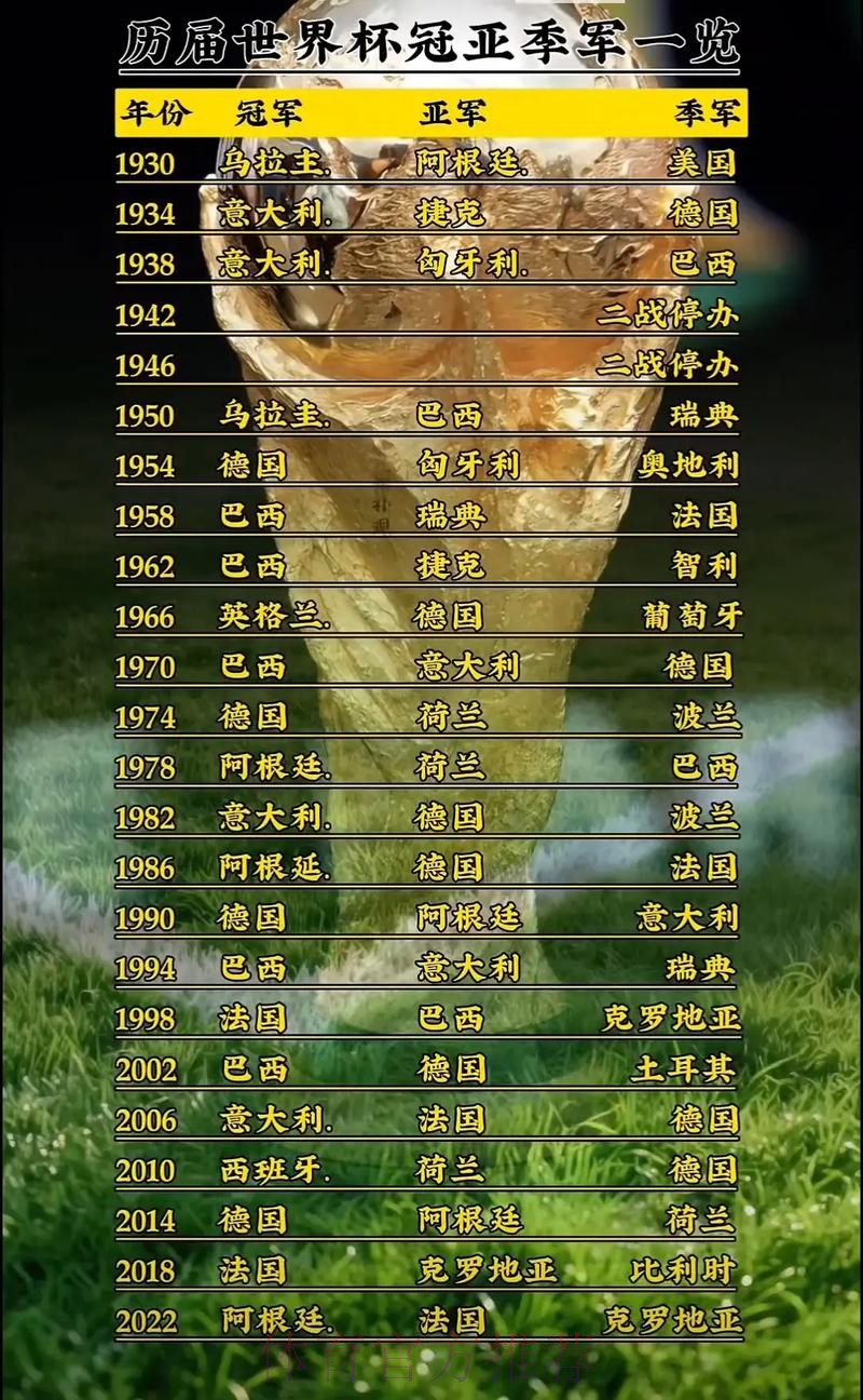 全面解析世界杯比赛资料