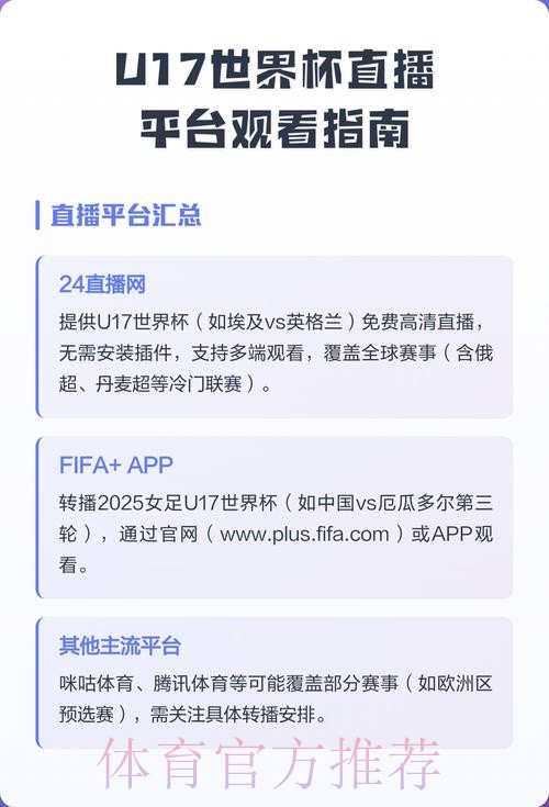 如何观看世界杯赛事直播频道全攻略